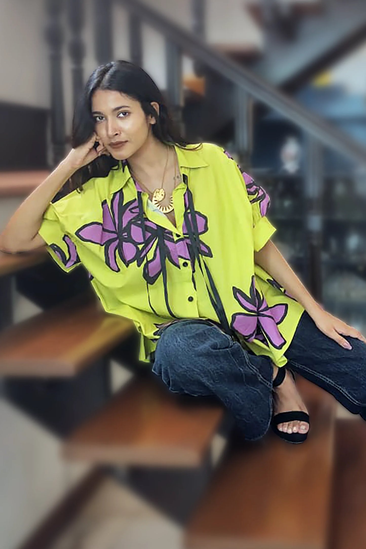 NAVYA PRINT TOP